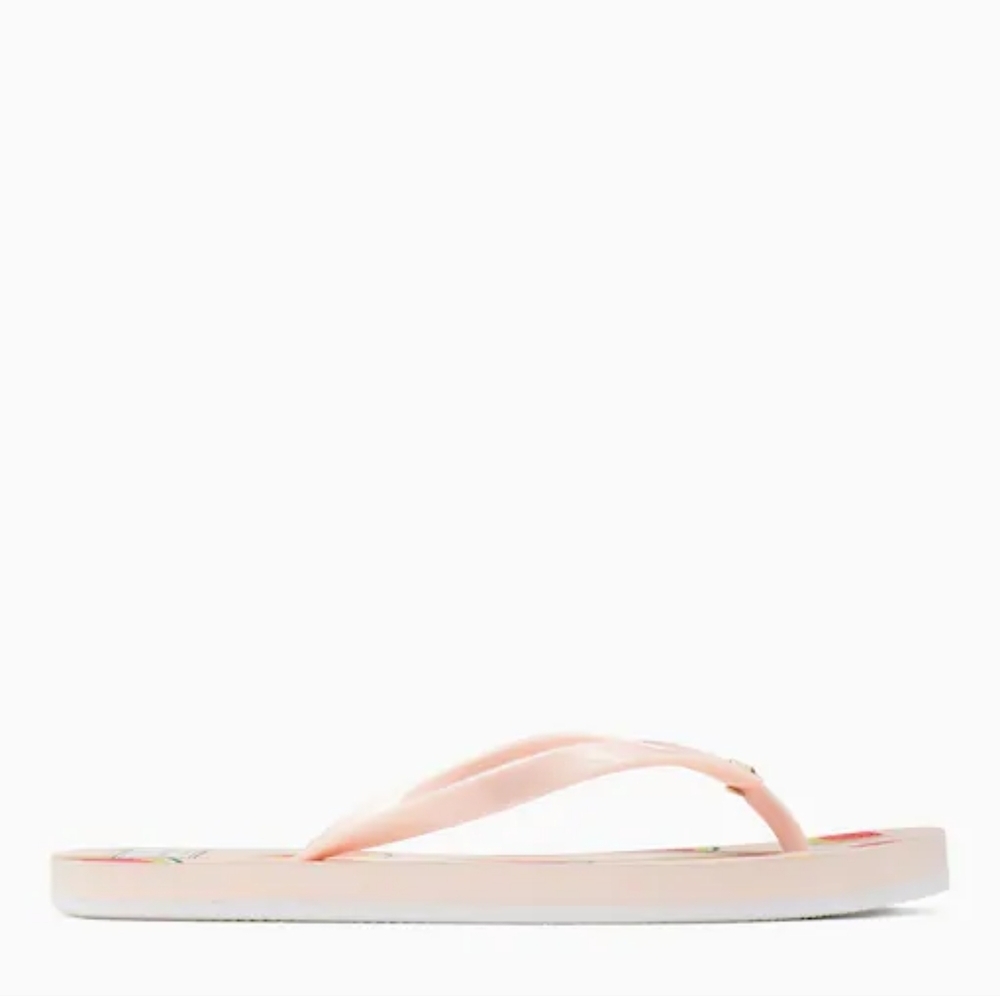 kate Spade New York Women's Fiji Watermelon Flip Flops Sandals Size 8 - Picture 6 of 7